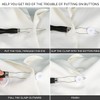 ZJIVQO 3pcs Button Hook Button Hook Helper Grips Button Hook