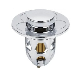 Tapón para fregadero de baño, tapón de fregadero, colador para fregadero de baño, filtro de drenaje de acero inoxidable