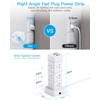 Power Board Surge Protected, Tower Power Strip with 12 AC