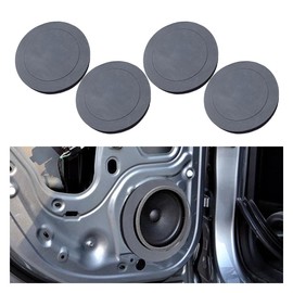 4PCS 6.5'' Car Foam Speaker Enhancer, Slow Rebound Speaker Foam Rings, Self Adhesive Bass Blocker Kit for Enhancing Stereo Sound, Universal Door Baffle Enhancer Gasket