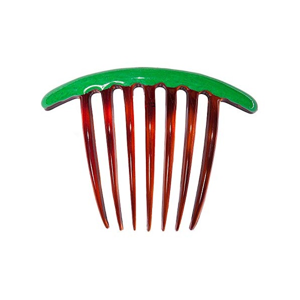 CaravanToertoise Shell French Twist Comb Made in France decorated with