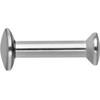 PIERCINGLINE Titanium Triple Mini Labret Stud Internal Thread Flat Disc