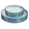 Rubtlamp 60Pcs Green Plastic Plates, Clear Plastic Disposable Plates With