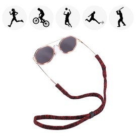 Sports Sunglasses Glasses Straps, Sports Adjustable Eyewear Retainer for Men Women 5 counts