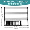 SIGERPAMA Roll Up Dish Drying Rack Over The Sink with