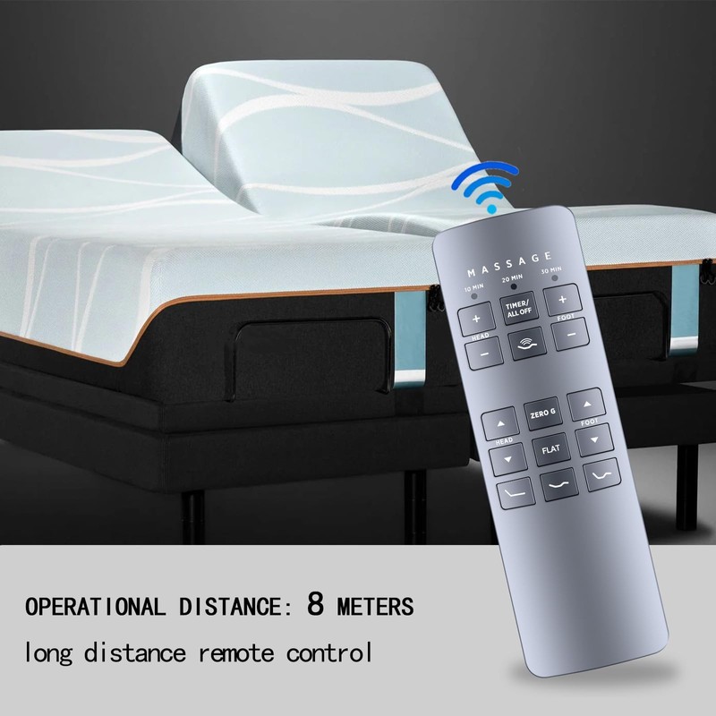 RF258C 77391 Replacement Remote Control Compatible with Serta Motion Perfect