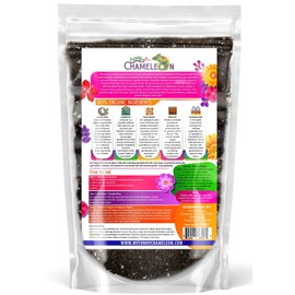 Funny Chameleon Organic Autoflower Potting Soil Mix–Living Soil-Balanced Nutrient Profile,Light Airy Texture,Ideal Drainage Properties,Accelerated Germination,Robust Seedlings,Strong Roots (3 QUARTS)