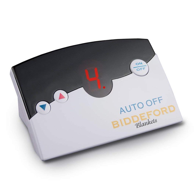 BIDDEFORD BLANKETS Quilted Electric Heated Mattress Pad with Digital Controller,