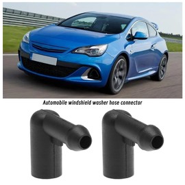 SING F LTD 2PCS Car Windscreen Washer Hose Connector 13171805 13257350 1452941 Compatible with Vastra H/Corsa D/Zafira B Windshield Washer Hose Nozzles Adapter