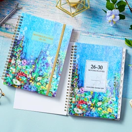 2026-2030 Monthly Planner - JAN 2026 - DEC 2030, 8.5" x 6.4", 5 Year Monthly Calendar 2026-2030, 60-Month Planner with Tabs, Inner Pocket, Golden Stamping