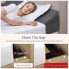 Vekkia King Bed Wedge Pillow for Headboard/Bed Gap Filler/Headboard Pillow,Pillow