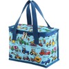 Tyrrell Katz Insulated Foldable Blue Kids Lunch Tote · Trucks