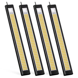 12V LED Light, 12 Volt Light Bar, Enclosed Trailer Lights, LED Light for RV Interior, String Lights for Trailer, Shed, Track, Van, RV(4Pack, 4000K, Bl