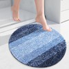 Arotive Round Microfiber Bathroom Rugs, Shaggy Soft and Absorbent Bath