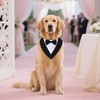 YKYUASD Dog Tuxedo Bandana Collar with Bow Tie Formal Wedding