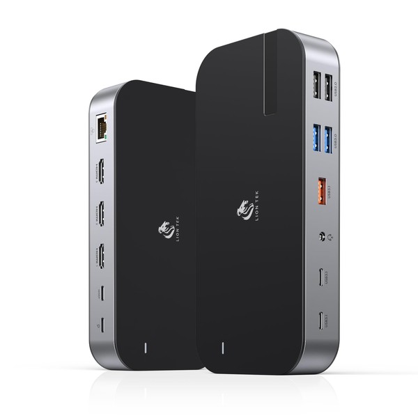 Laptop Docking Station,16 in 1 Docking Station USB C Docking