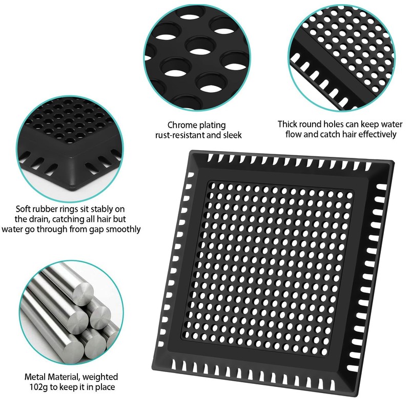 Aojuxix Hair Catcher/Drain Strainer/Shower Drain Cover for Bathroom Floor Drain,