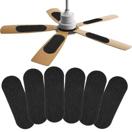 Ceiling Fan Filters for Blades 6 Pack Thicken Carbon Air Filters Universal for Ceiling Fan, Easy Stick Air Purifier Pads for Dirt, Odors, Common Household Contaminants