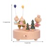 Wooden Seesaw Music Box Handicraft Home Decoration Desktop Ornament Valentine's