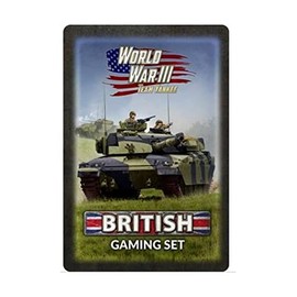 Battlefront Team Yankee TTK21 British Gaming Set Tokens and Dice Tin