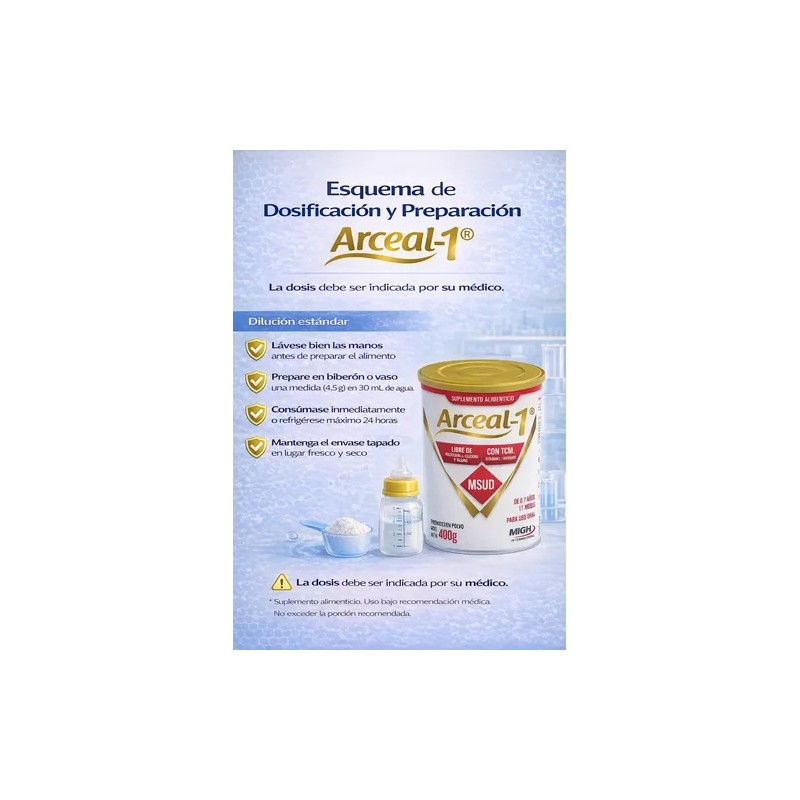 Arceal 1 Suplemento Alimenticio Orina Jarabe De Arce (msud)