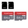 myemuun 64GB Micro SD Card 2-Pack, C10 High Speed, with