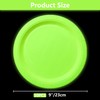 APUXXJUPA Glow in the Dark Neon Birthday Plates, 50 Pcs