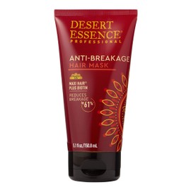 Desert Essence Anti-breakage Hair Mask - 5.1 Fl Oz - Maxi Hair Plus Biotin - Hair Moisturizer - Essential Enriched Vitamins - Promotes Breakage Reduction - Salon Professional Formula