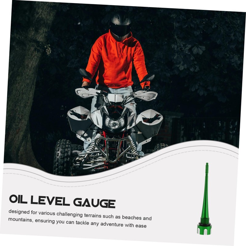 Zerodeko Motorcycle Oil Probes Oil Level Gauge for Horizontal Engines