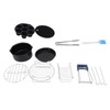 For Air Fryer Pans Set Heatproof Easy Cleaning Stainless Steel