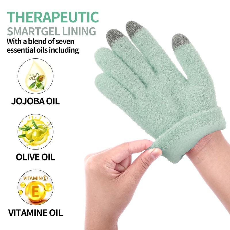 SPA Gloves for Dry Hands Overnight Moisturizing Gloves with Good