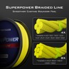 KastKing Superpower - Línea de pesca trenzada, amarillo, 12 libras,