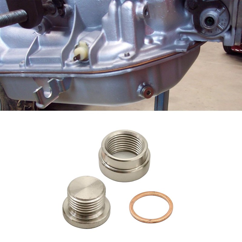 GXARTS 12mm Transmission Drain Plug Kit Steel Bung & Steel