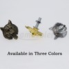 License Plate Bolts, 4 pcs Universal Wolf Style Stainless Steel