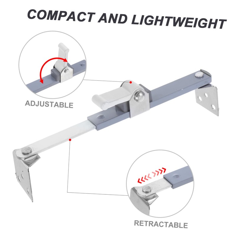Mikinona 1Set Tv Safety Bracket Adjustable Wall Anchor for Proofing