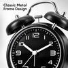 4 Inch Twin Bell Alarm Clock with Metal Frame –