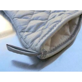 Happypinto 12 pc Oven Mitts/ Gloves 15", Silicone Coated, Restaurant Commercial 200F SIL15