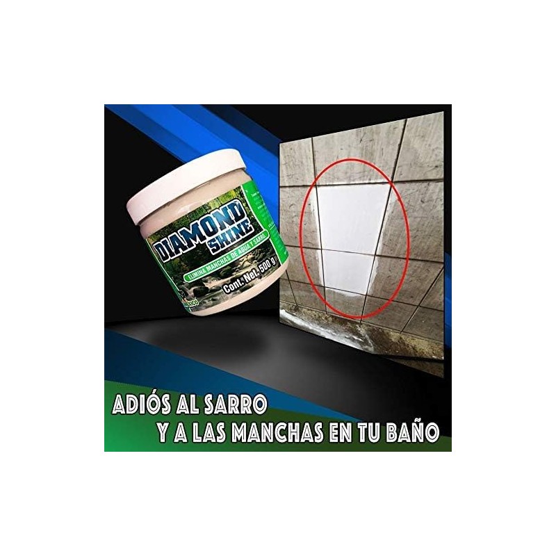 DIAMOND SHINE CREMA PULIDORA PROFESIONAL QUITA SARRO 500 GRAMOS
