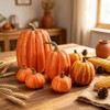 7 Calabazas Artificiales, Calabazas Decorativas de Halloween