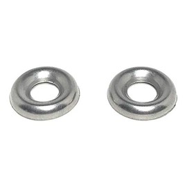 #10 Stainless Steel (316 Marine Grade Stainless) Finishing Washers Cup Washers Countersunk (100 Pieces)