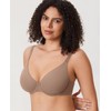 DELIMIRA Women's Inbarely Plus Plunge Bra Full Coverage Plus Size