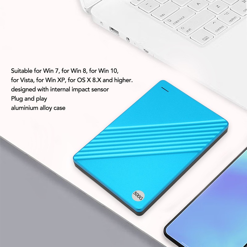 External Hard Drive Ultrathin 2.5 Inch USB 3.0 Aluminium Alloy