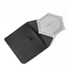 DEWIN Wet Film Comb, High Precision Stainless Steel Wet Film Gauge, 25-3000um Thickness Gauge for Paint Vanish Thickness Measurement