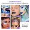 9pz Body Glitter Maquillaje Cabello Cuerpo Brillos Colores