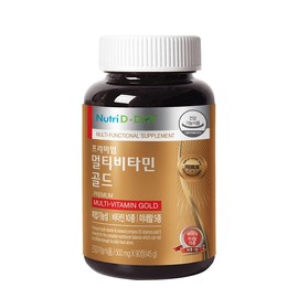 Nutri D Day Premium Multivitamin Gold 500mg×90 tablets 1 basic health 1 / 뉴트리디데이 프리미엄 멀티비타민 골드 500mg×90정 1개 기초건강 1개