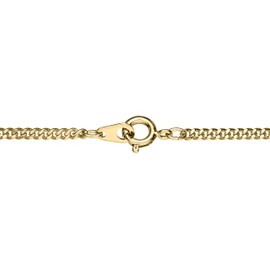 Dear To Me 14KT Gold-Filled Small Four-Way Medal with 18"" Gold Plated Stainless Steel Chain, 18"", Yellow