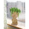 Mannequin Resin Flower Pot Face Flower Pot Garden Decoration