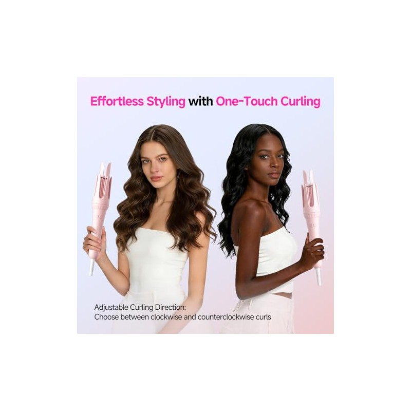 Effortless Auto Curling Iron for Beach Waves & Loose Curls