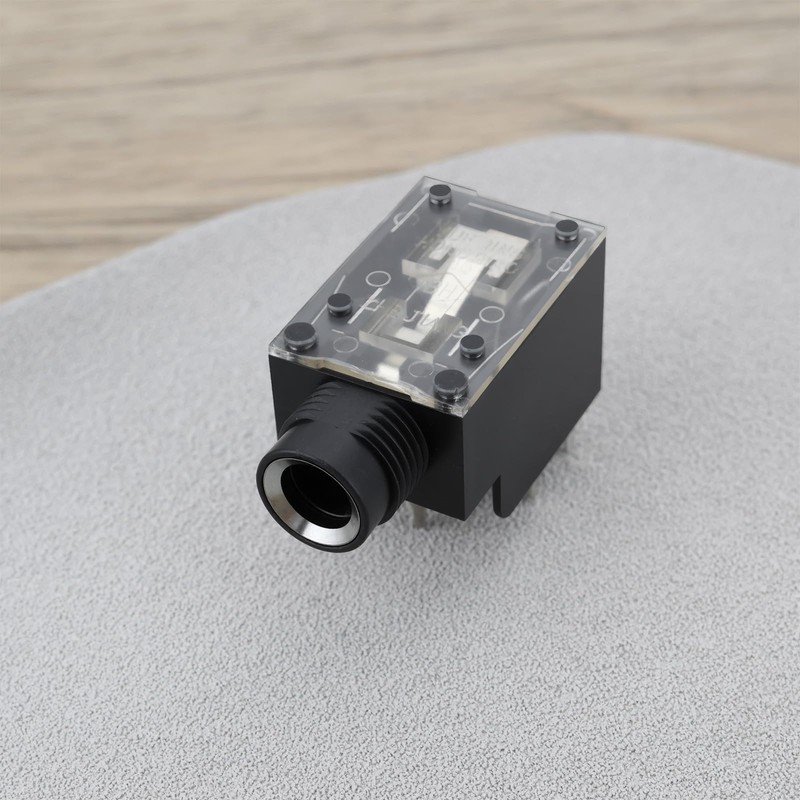 ECSiNG 5 Pieces 6.3 mm 9-Pin Stereo Amplifier Jack Audio
