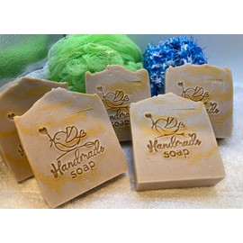 Homemade Handmade Luxury Cashmere Cream Triple Butter Soap Bars